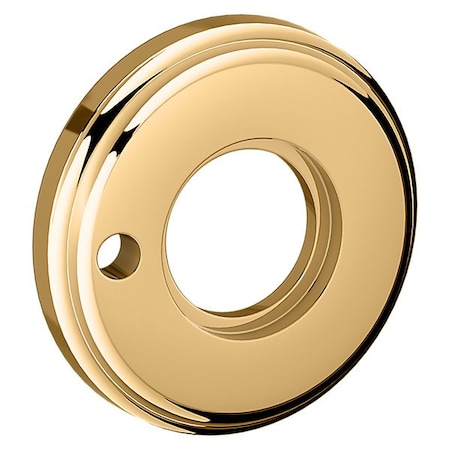 Baldwin Privacy Pair Rosettes Lifetime Brass 5155.003